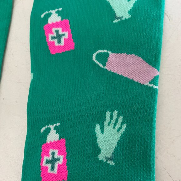 NEW FIGS "Can't Touch This" Compression Socks Small Limited Edition - Picture 3 of 7